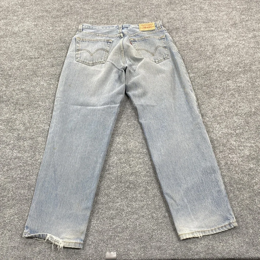 Levi's 560 Jeans Mens 33x30 Blue Comfort Fit Tapered Leg Light Wash Denim